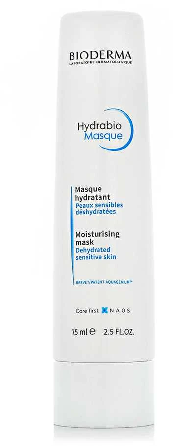 Bioderma Hydrabio Masque drėkinamoji ir maitinamoji kaukė jautriai, labai sausai odai, 75 ml