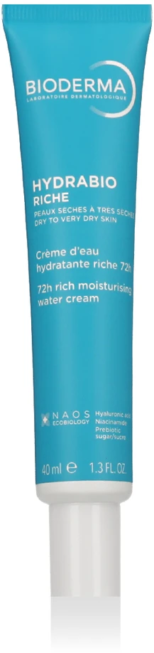 Bioderma HYDRABIO RICA moisturizing cream creamy texture 40 ml