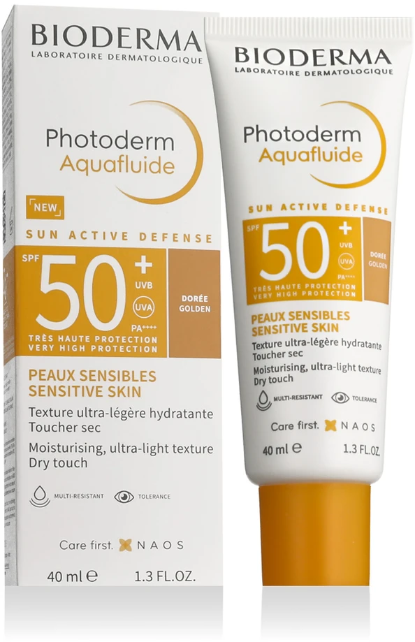 Bioderma Photoderm Aquafluide Golden Spf50+, 40 ml