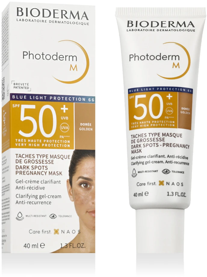 "Bioderma Photoderm Golden Colour" gelinis kremas su SPF50+ (40ml)
