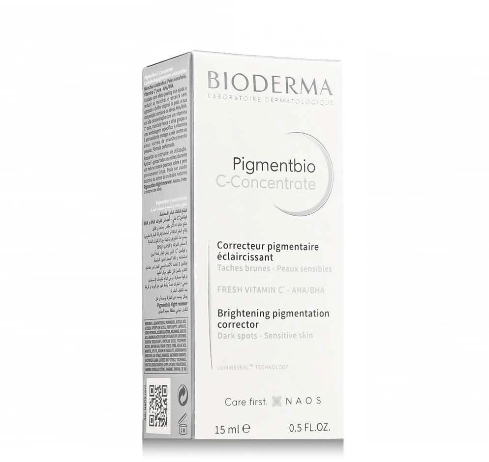 Bioderma Pigmentbio C-Concentrate Skaistinantis veido serumas, 15 ml
