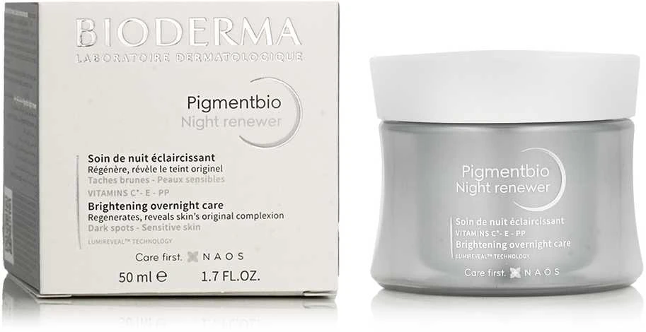 Bioderma Pigmentbio Night Reewer naktinis skaistinantis kremas, 50 ml