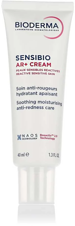 Bioderma Sensibio AR+ Cream Drėkinantis kremas raustančiai, jautriai odai, 40 ml