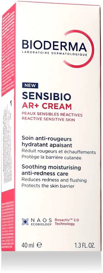 Bioderma Sensibio AR+ Cream Drėkinantis kremas raustančiai, jautriai odai, 40 ml