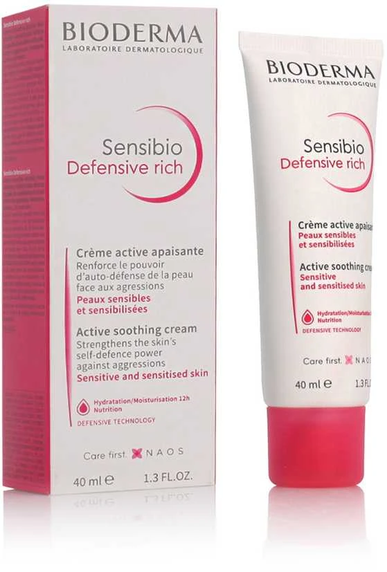 Veido kremas Bioderma Sensibio Defensive Rich, 40ml