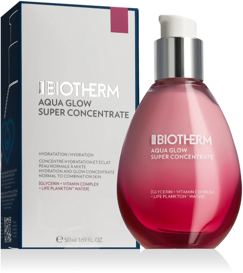 Biotherm Aqua Glow Fluid Super Concentrate drėkinamasis koncentratas, 50 ml