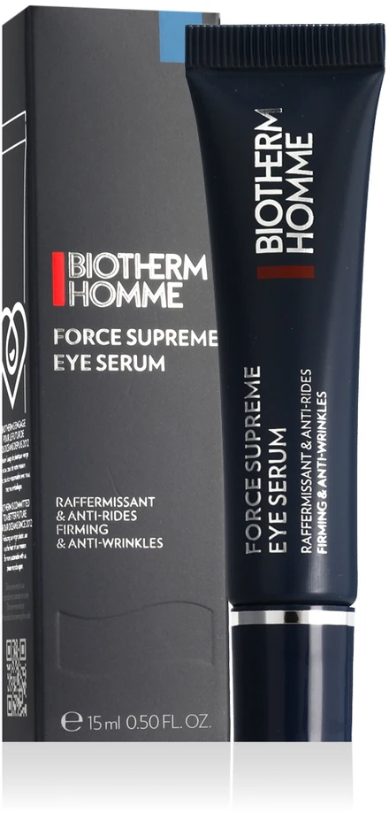 Biotherm Homme Force Supreme Liquid Eyes paakių serumas vyrams, 15 ml