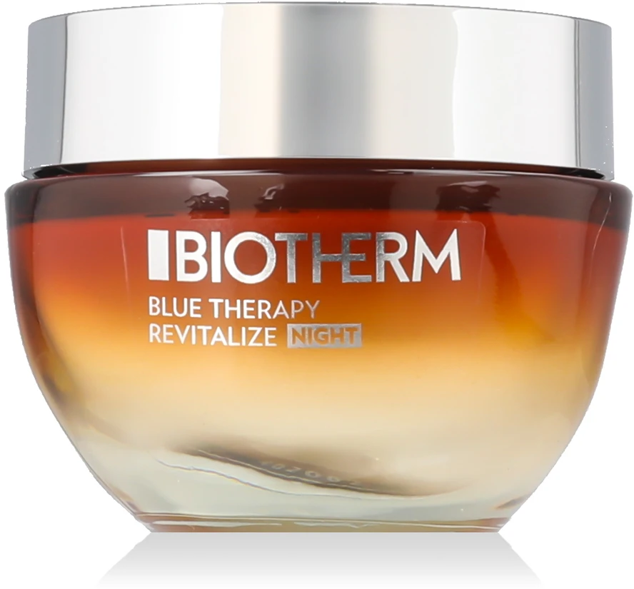 Biotherm Mėlyna Therapy Amber Algae Revitalize Night Skin Kreminis naktinis veido kremas, 50 ml