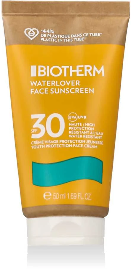 Biotherm Waterlover Face Sunscreen Kremas SPF 30 vandeniui atsparus apsauginis veido kremas nuo saulės, 50 ml