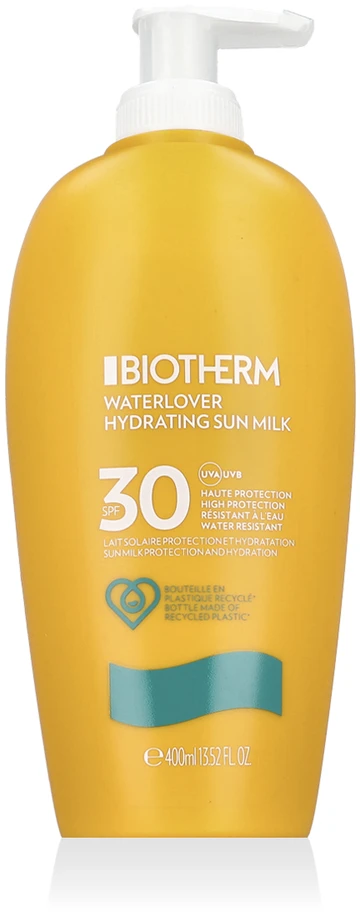 Biotherm Waterlover drėkinamasis apsauginis pienelis nuo saulės SPF30, 400 ml