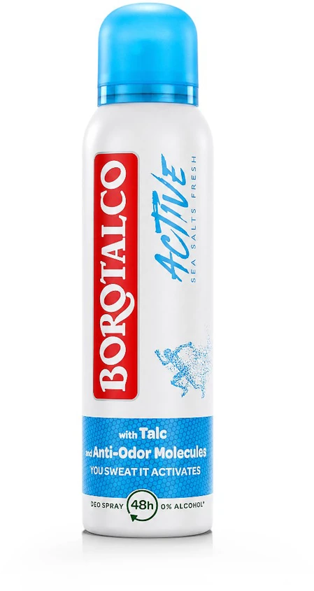 Borotalco gaivus dezodorantas su jūros druska (Deo Purškiklis), 150 ml