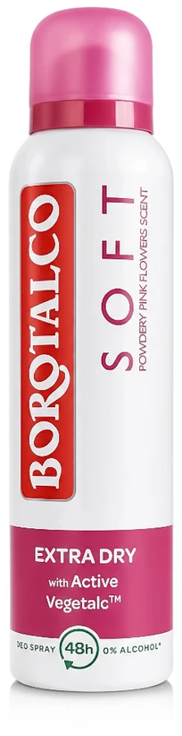 Borotalco Dezodorantas spray Soft (Deo Purškiklis), 150 ml