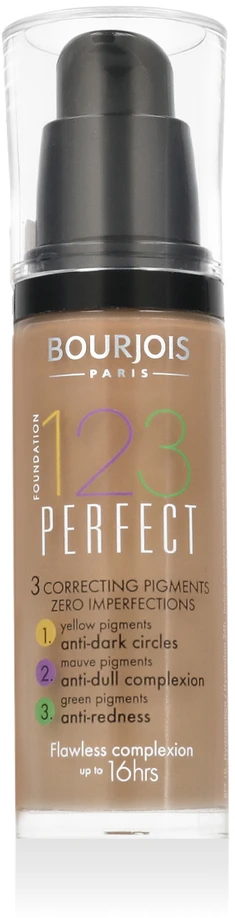Kreminė pudra Bourjois 1 2 3 Perfect Foundation 054 rusvai gelsvas 30ml