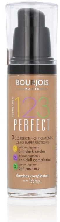 Kreminė pudra Bourjois 1 2 3 Perfect Foundation 055 rusvai gelsvas Foncé 30ml