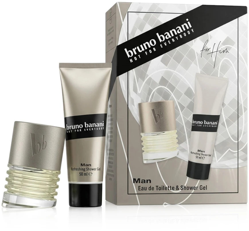 Bruno Banani Man rinkinys vyrams (EDT, 30 ml + dušo želė, 50 ml)