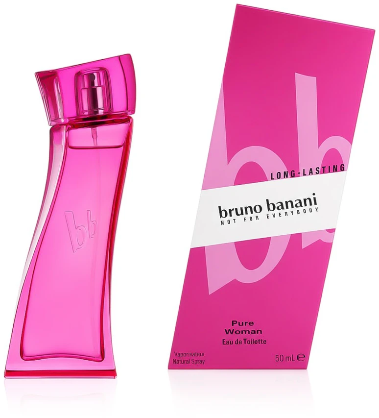 Bruno Banani Pure Woman EDT tualetinis vanduo moterims, 50 ml
