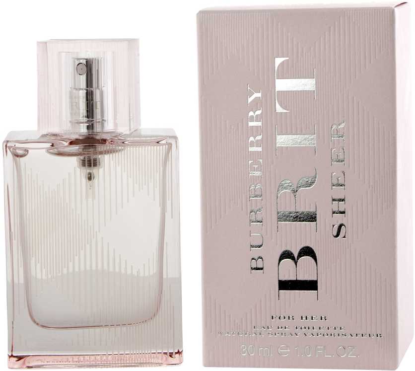 Burberry Brit Sheer EDT tualetinis vanduo moterims, 30 ml