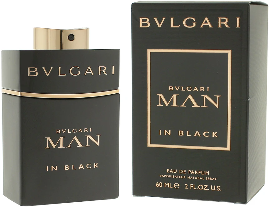 Bvlgari Man In Juodas Eau De Parfum kvepalai vyrams 60ml Purškiklis