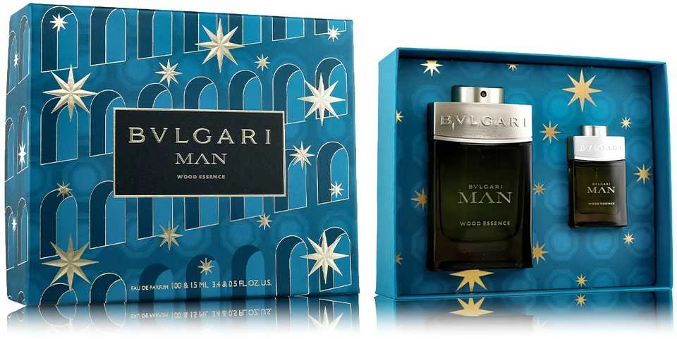 Rinkinys „Bvlgari Man Wood Essence“ EDP 100 ml + EDP 15 ml