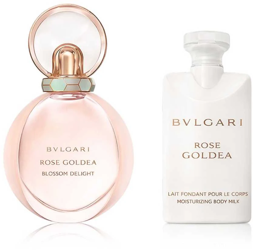Bvlgari kalėdinių 2024 metų rinkinys: Rose Goldea Blossom Delight 2019, kvepalai moterims, 50 ml + Rose Goldea Blossom Delight 2019, hidrolatas