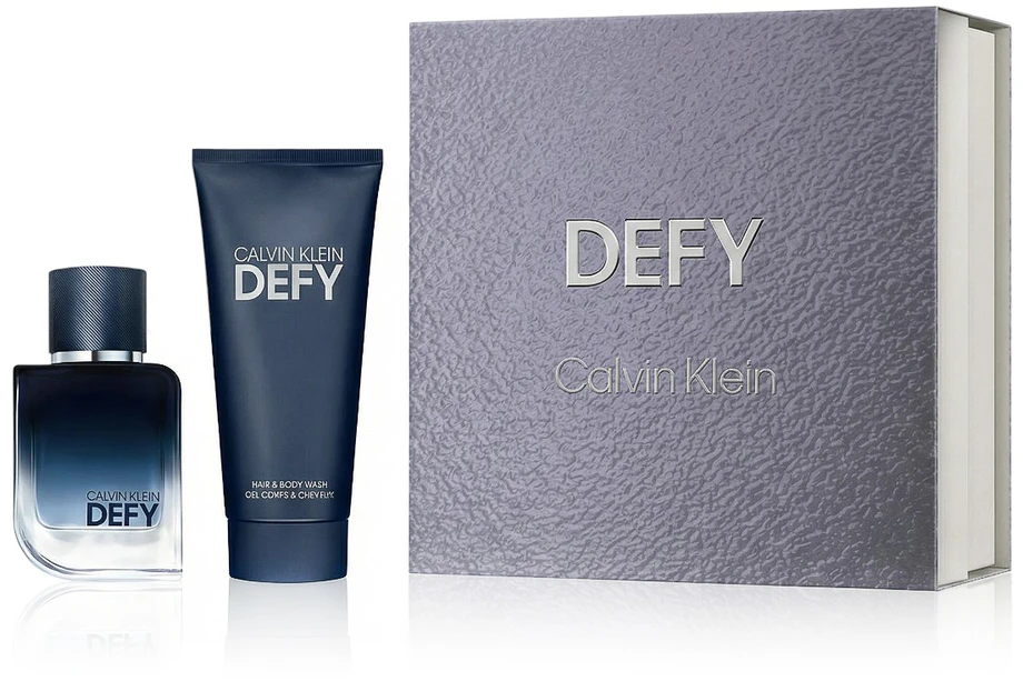 Calvin Klein CK Defy EDP parfumuotas vanduo vyrams, 50 ml + sprchový gel, 100 ml