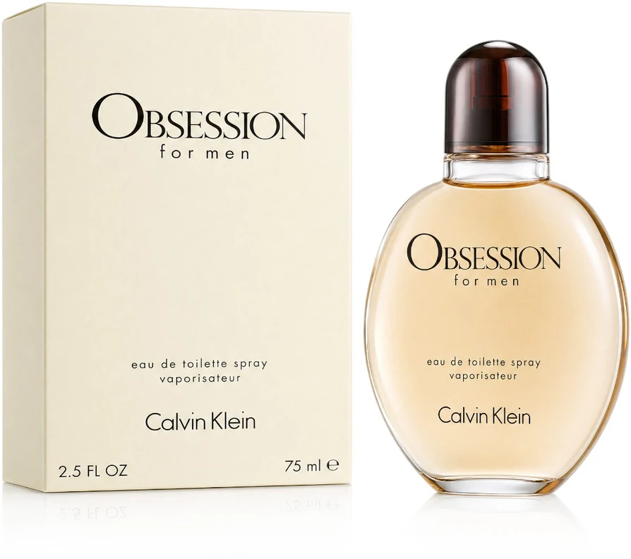 Calvin Klein Obsession For Men EDT tualetinis vanduo vyrams, 75 ml