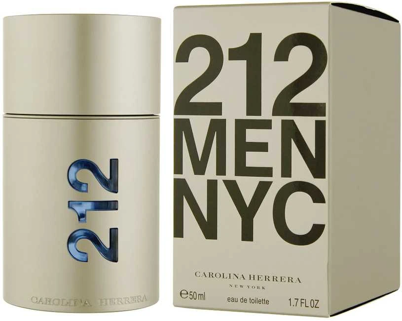 Tualetinis vanduo Carolina Herrera 212 Men Eau De Toilette Purškiklis, 50ml