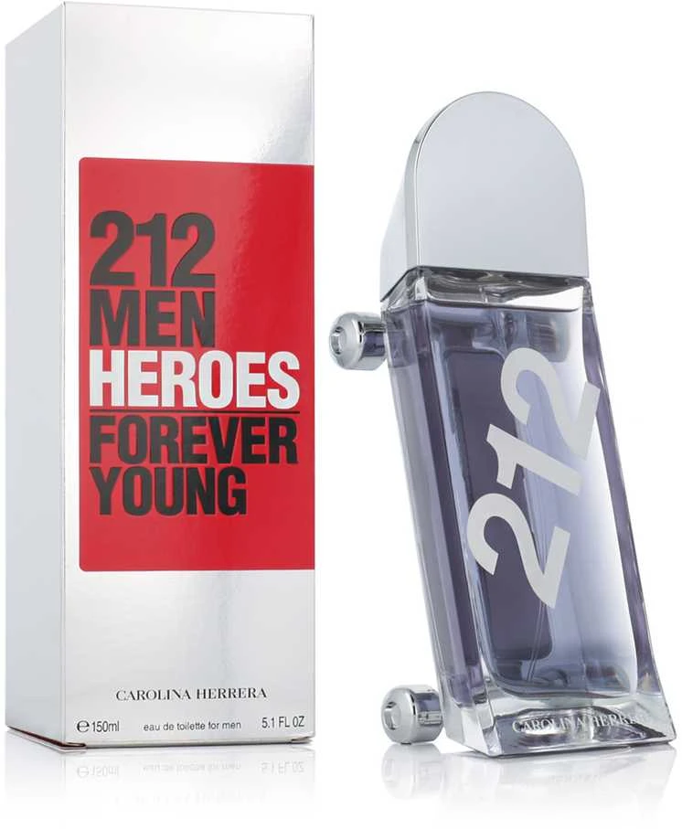 Carolina Herrera 212 Vyrų herojai, tualetinis vanduo, purškiamas 150ml