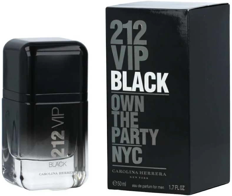 Kvepalai vyrams Carolina Herrera 212 VIP Black EDP, 50 ml