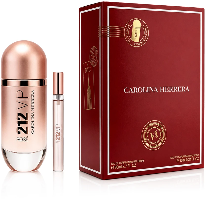 Carolina Herrera 212 VIP Rosé EDP 80 ml + EDP MINI 10 ml (moteris)