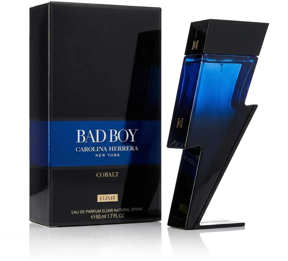 Carolina Herrera Bad Boy Cobalt Eliksyras EDP parfumuotas vanduo unisex, 50 ml