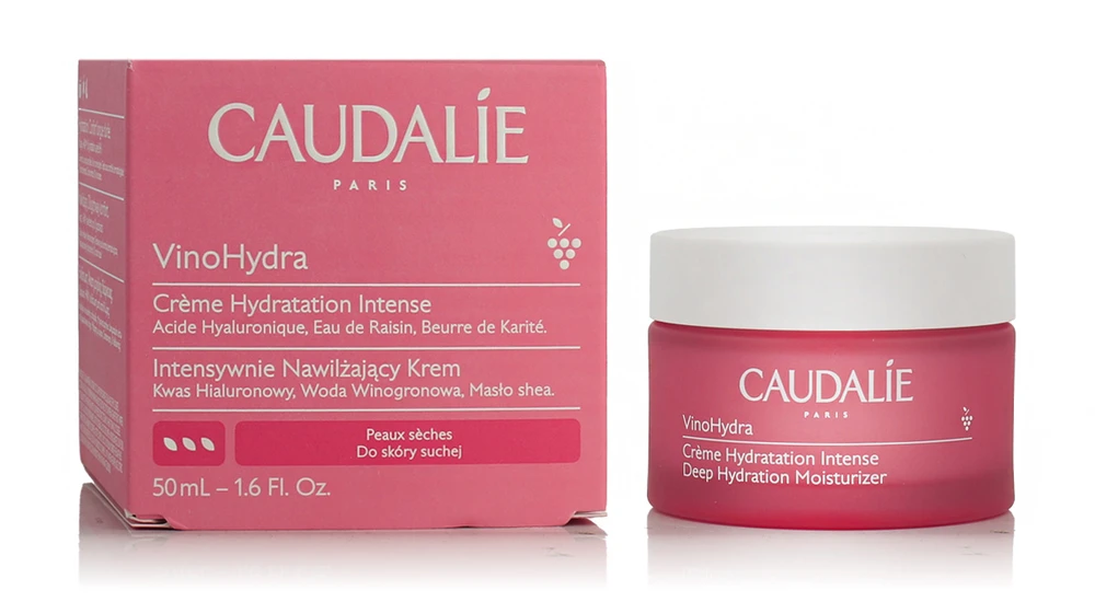 Caudalie VinoHydra Intense Moisturizing Kreminis drėkinamasis veido kremas, 50 ml