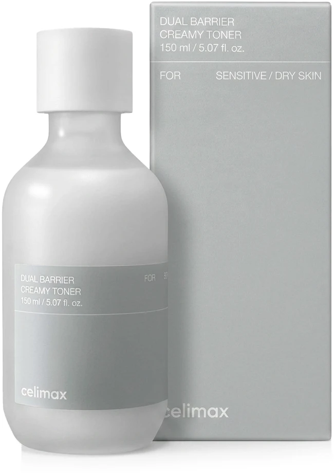 Celimax Dual Barrier Creamy Toner drėkinamasis kreminis veido tonikas, 150 ml