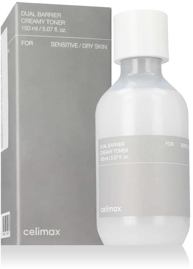 Celimax Dual Barrier Creamy Toner drėkinamasis kreminis veido tonikas, 150 ml