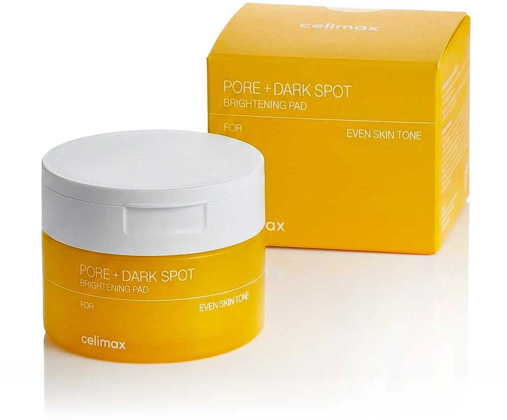 Celimax Pore+Dark Spot Brightening Pad veido losjonas ir purškiklis