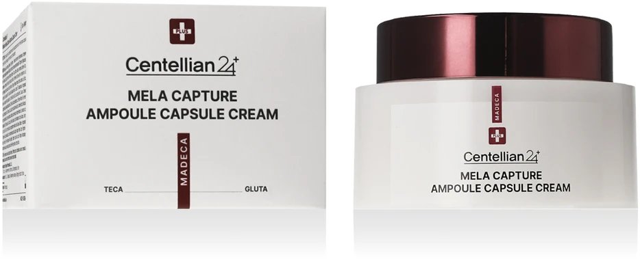 Centellian24 Madeca Mela Capture Ampoule Capsule Kreminis drėkinamasis ir skaistinamasis veido kremas, 55 ml