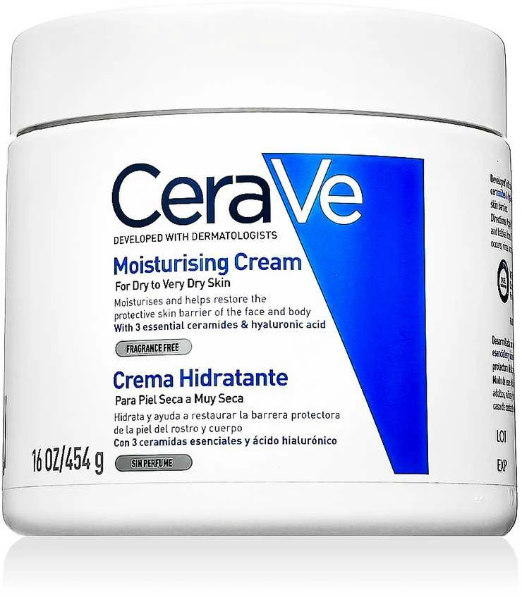 Drėkinamasis veido ir kūno kremas sausai ir labai sausai odai Cerave Moisturising Cream, 454 g