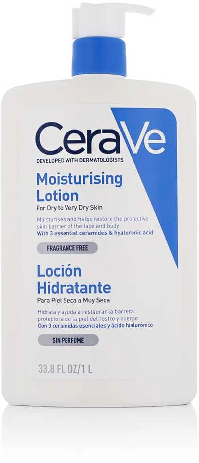 Drėkinamasis veido ir kūno losjonas sausai ir labai sausai odai Cerave Moisturising Lotion, 1000 ml