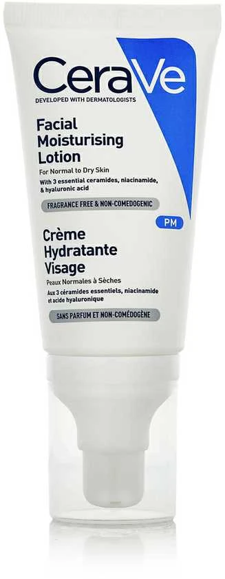 Drėkinamasis veido losjonas Cerave Facial Moisturising Lotion, 52 ml