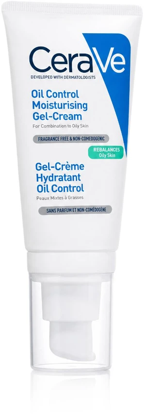 CeraVe Oil Control Moisturising Gel gelinis veido kremas, 52 ml