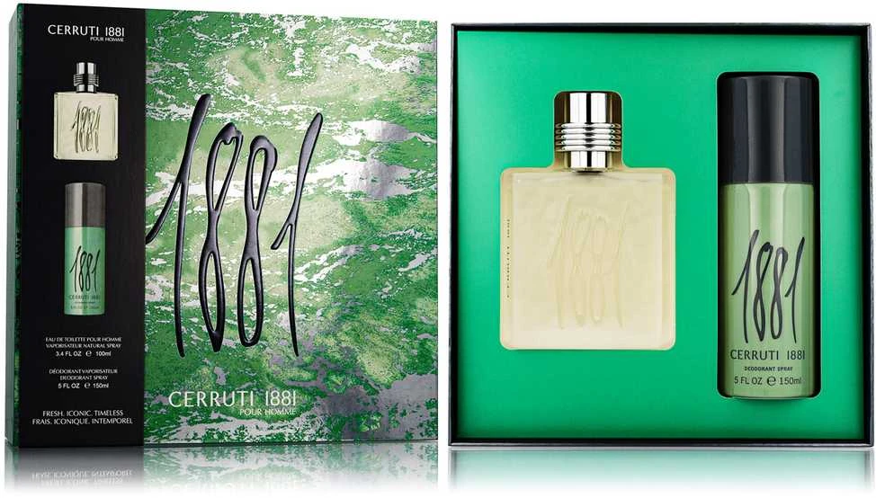 Rinkinys vyrams Cerruti 1881 Cerruti Eau De Toilette 100ml Purškiklis + Desodorante 150ml Purškiklis