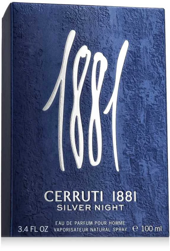 Nino Cerruti Cerruti 1881 Sidabrinis Night EDP parfumuotas vanduo vyrams, 100 ml