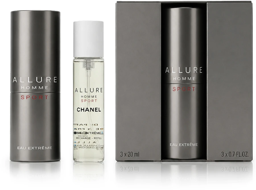 Chanel Allure Homme Sport Eau Extreme rinkinys vyrams, 60 ml