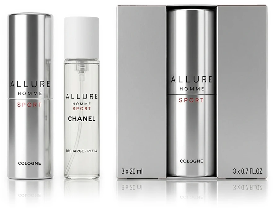 Chanel Allure Homme Sport rinkinys vyrams, 60 ml