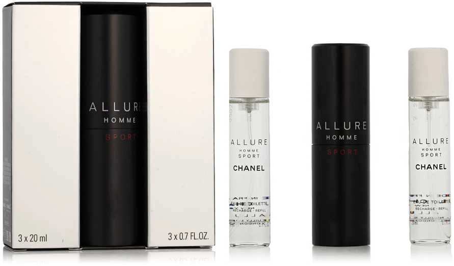 Chanel Allure Homme Sport rinkinys vyrams, 60 ml