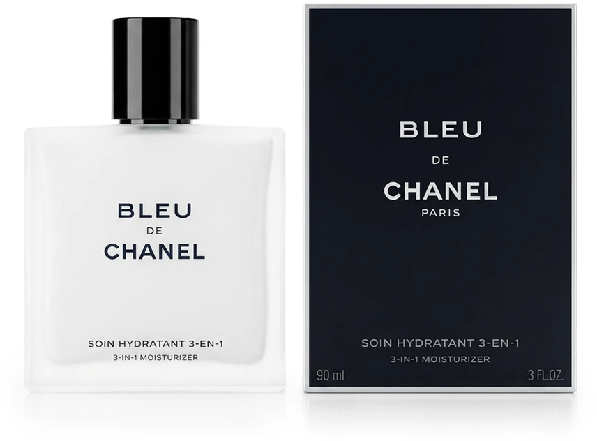 Chanel Bleu de Chanel 3 In 1 moisturizer drėkinamoji priemonė vyrams, 90 ml