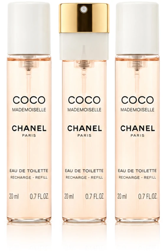 Chanel Coco Mademoiselle EDT tualetinis vanduo moterims, 3x20 ml