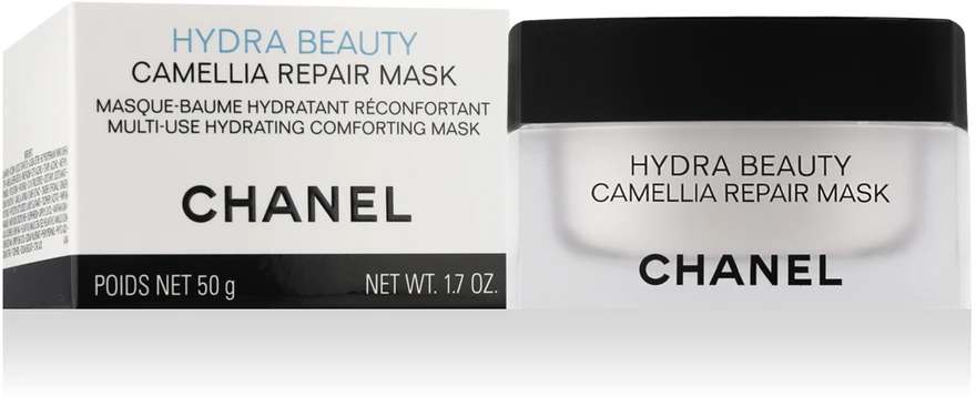 Chanel Hydra Beauty Camellia Repair Mask drėkinamoji veido kaukė, 50 g
