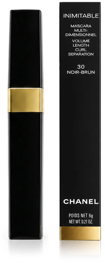 Shiseido Chanel Inimitable Multi Dimensional Blakstienų tušas 30 Noir Brun 6g