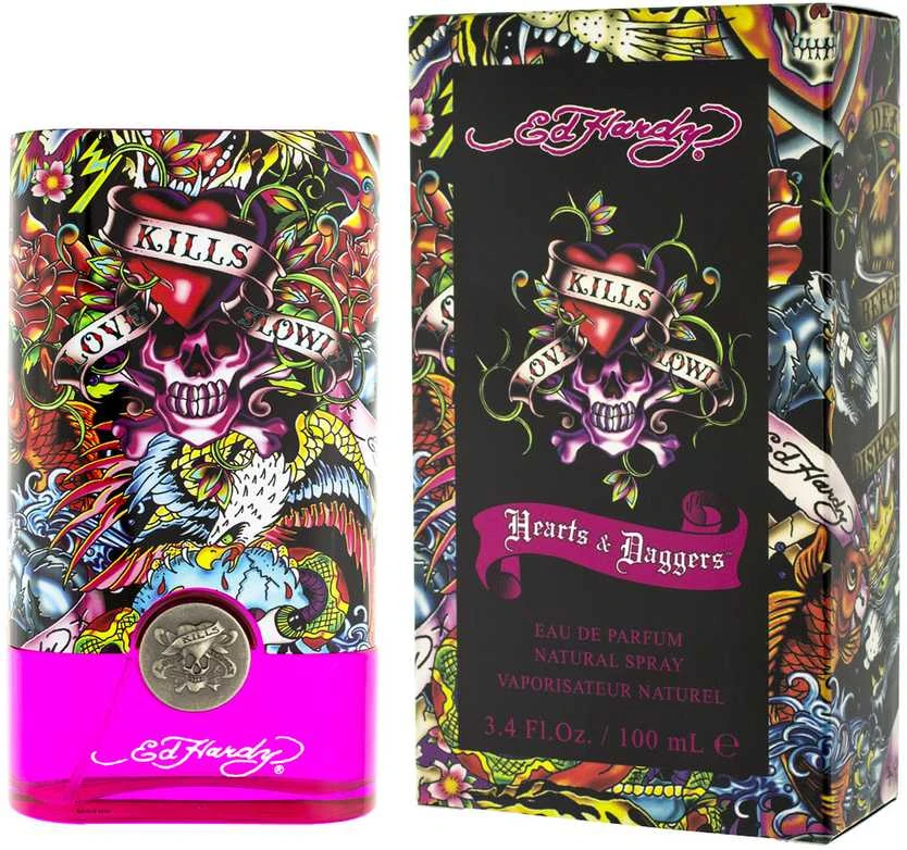 Christian Audigier Ed Hardy Hearts & Daggers for Her EDP parfumuotas vanduo moterims, 100 ml
